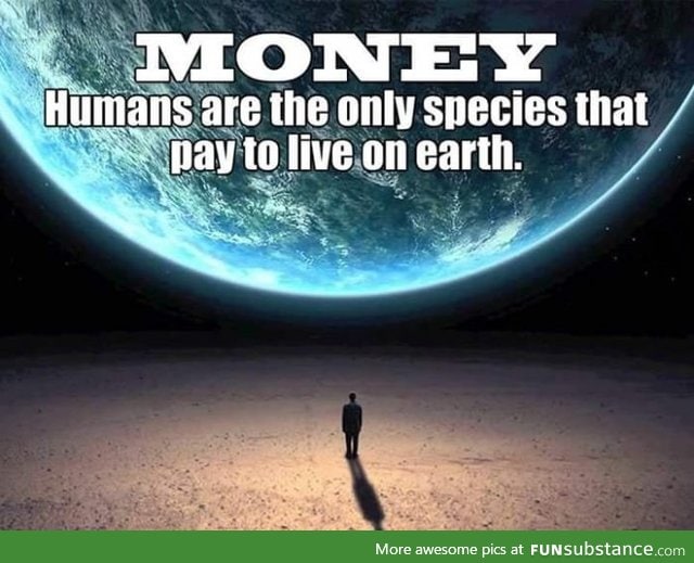 Paying to live on Earth