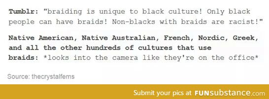 I'm French and First Nations