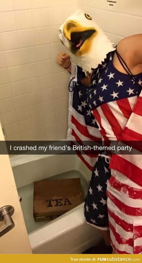 Crashing British parties since 1776