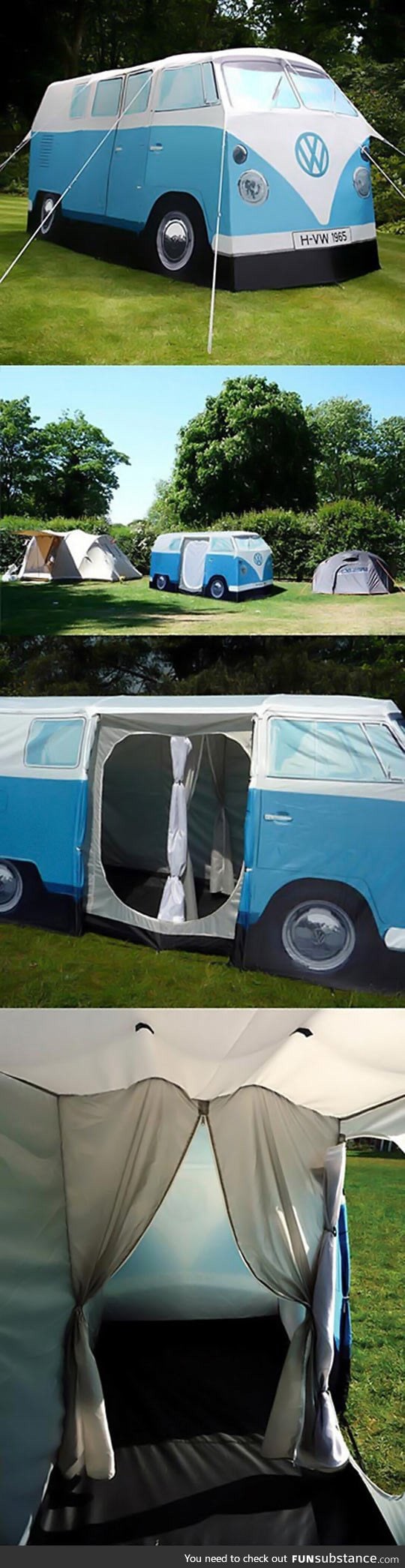 VW camper tent