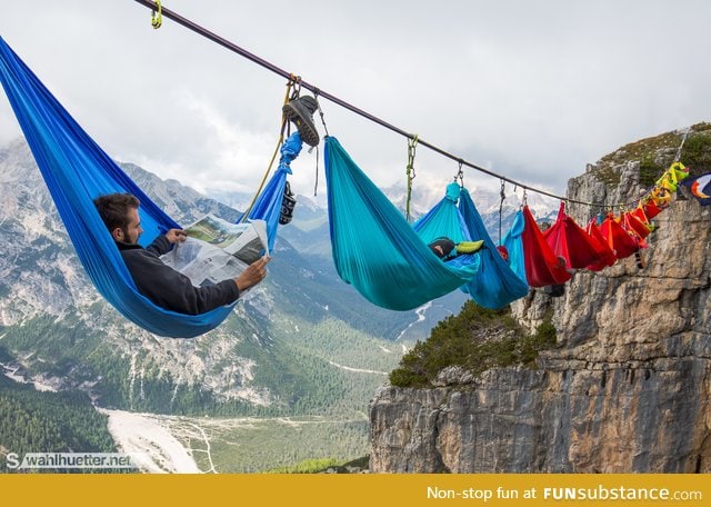 Casual hammock rainbow