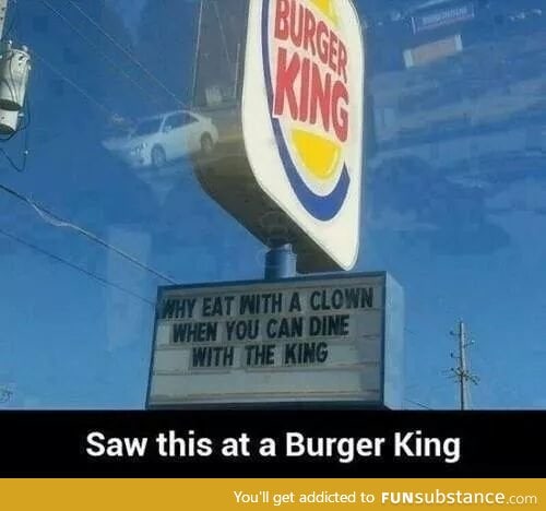 Fast food shots fired!