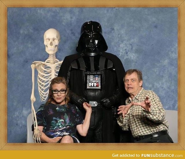 Skywalker Family Portrait w/ mom