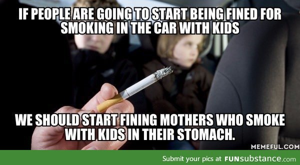 Banning smoking in car isn't enough