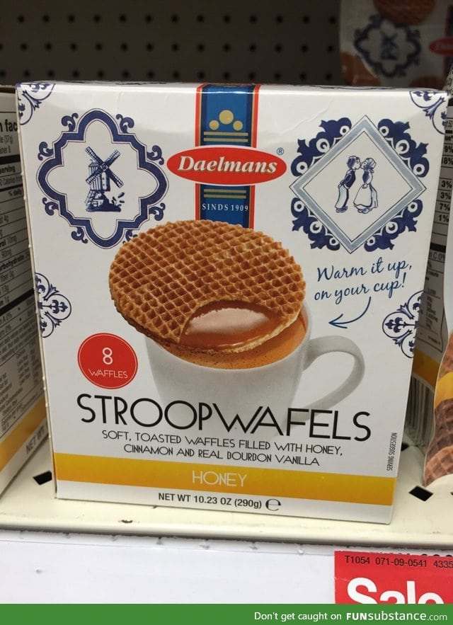 You warm these waffles by putting them over your morning coffee.