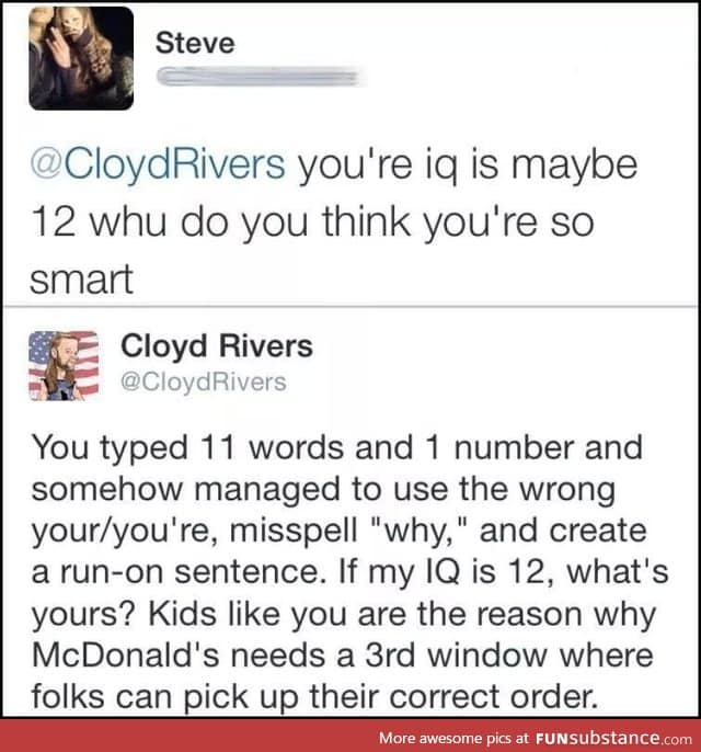 Cloyd Rivers biringing the smackdown