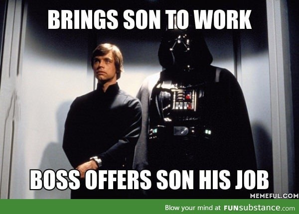 Bad luck vader