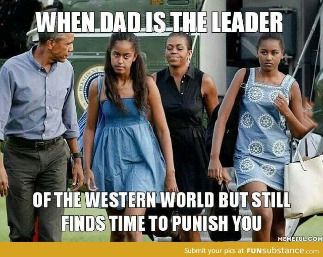 Papa Barack don't play dat!