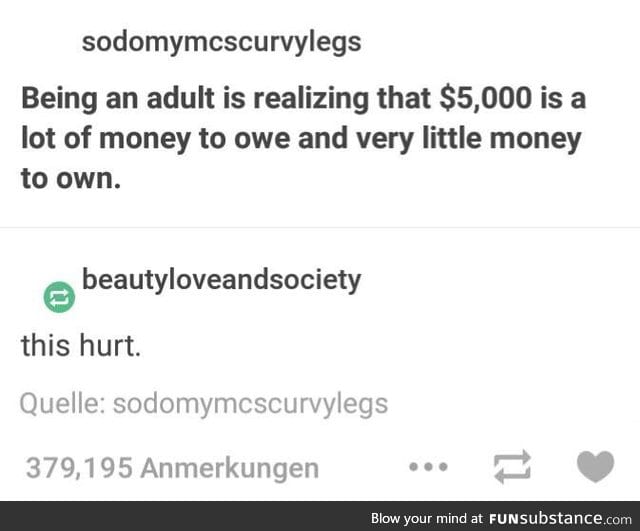 Being an adult