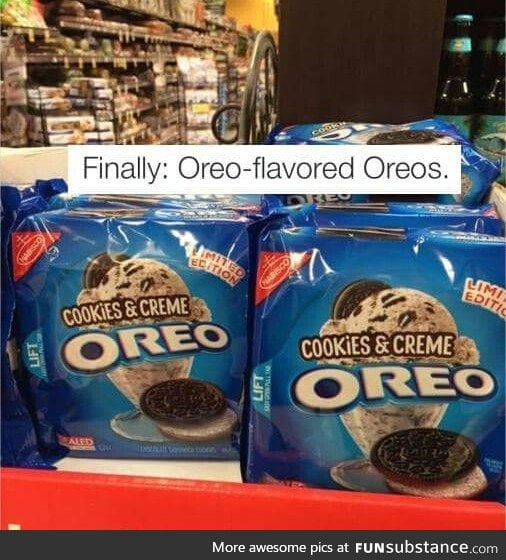 Oreo flavored Oreos