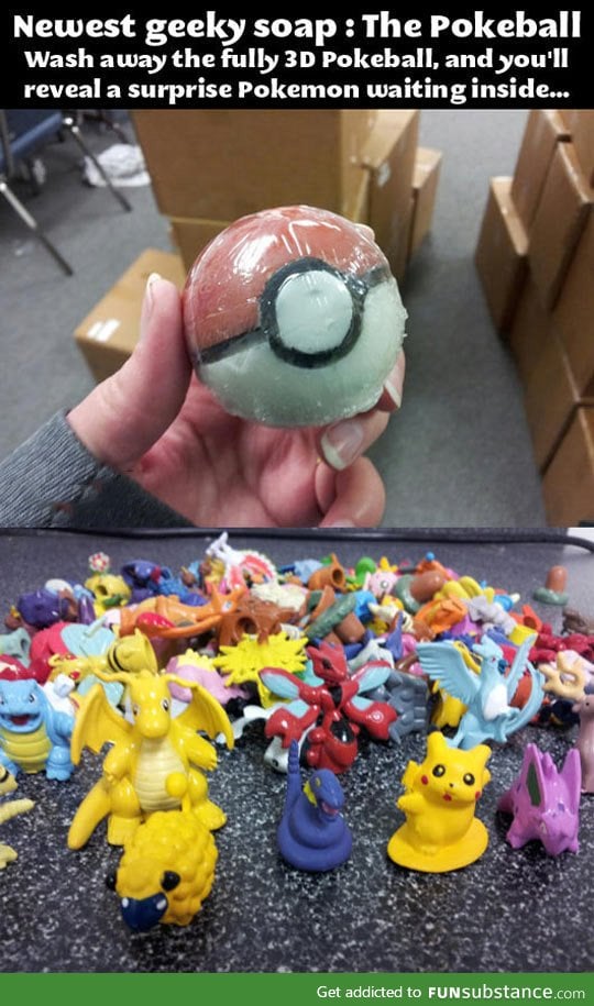 Pokeball Soap: Gotta Wash’em All