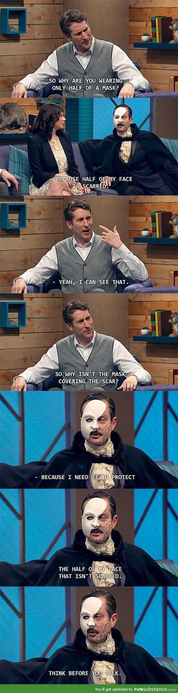 The phantom of comedy bang bang