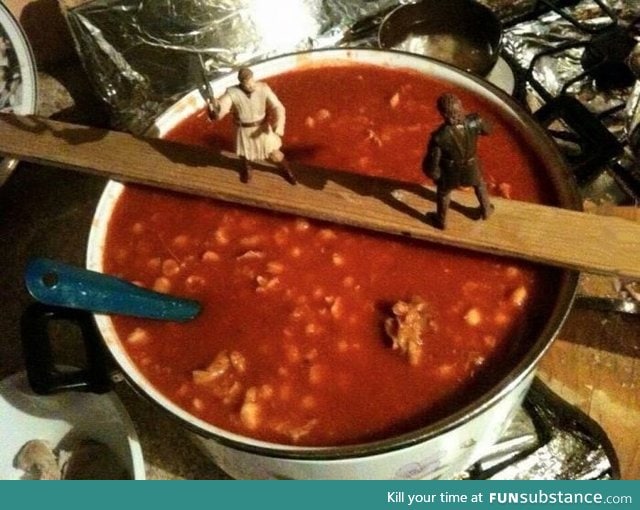 It wasn't lava! It's pozole