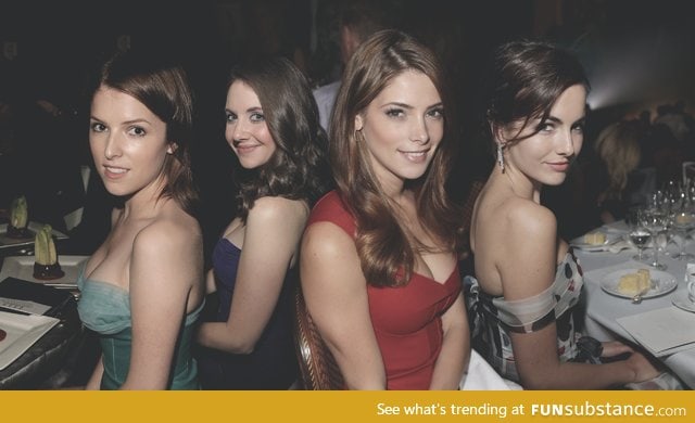 Anna Kendrick, Alison Brie, Ashley Greene and Camilla Belle