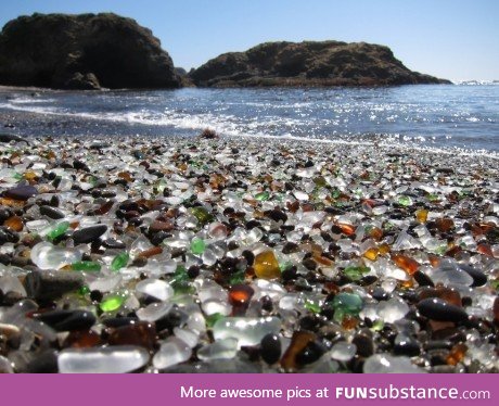 The power of nature - 50 years ago this was a glass dumping ground