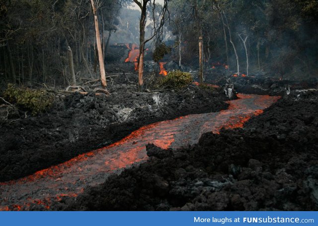 River of Molten Lava