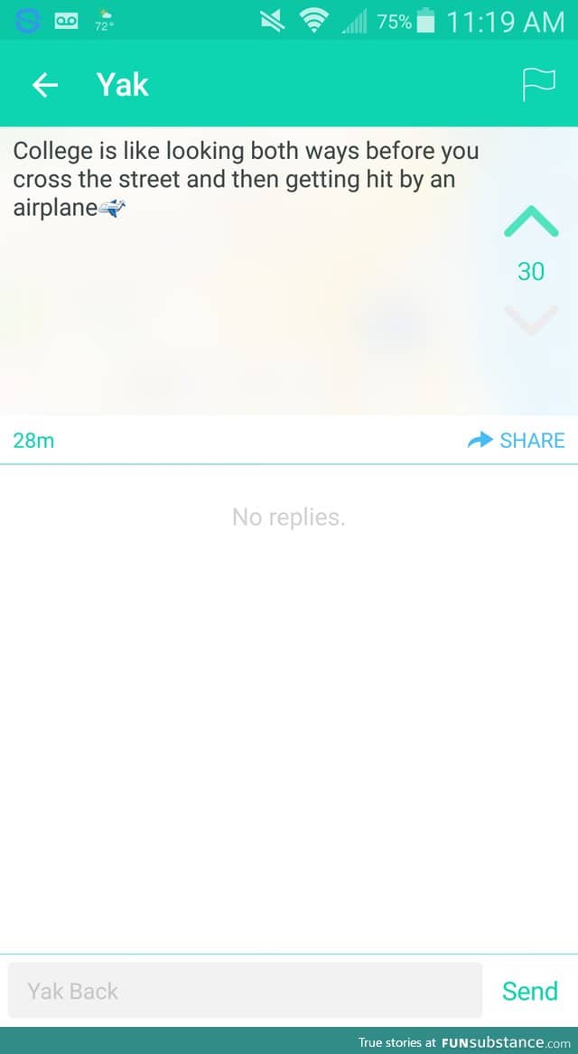 My university's yik yak