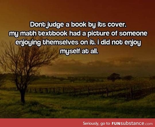 Don't Judge Books By Their Covers