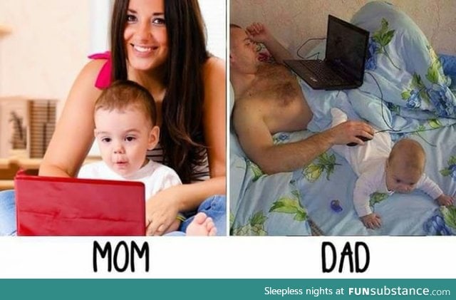 Mom vs Dad