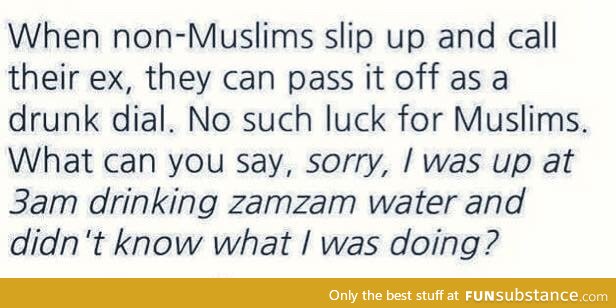 AY muslims bros, unlucky you XD