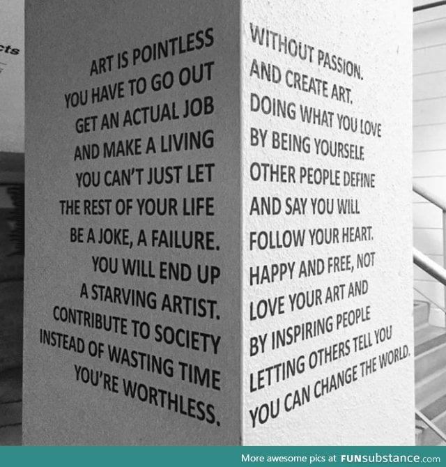 Art is pointless