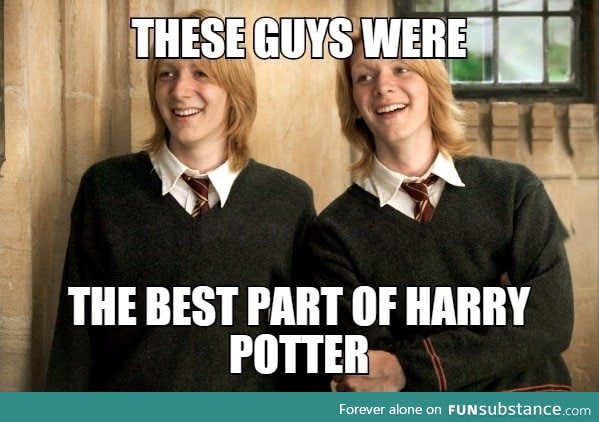 They should make a (The Weasley Brothers) movie