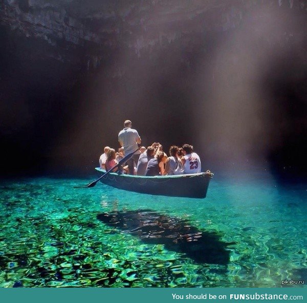 Lake Melissani, Greece