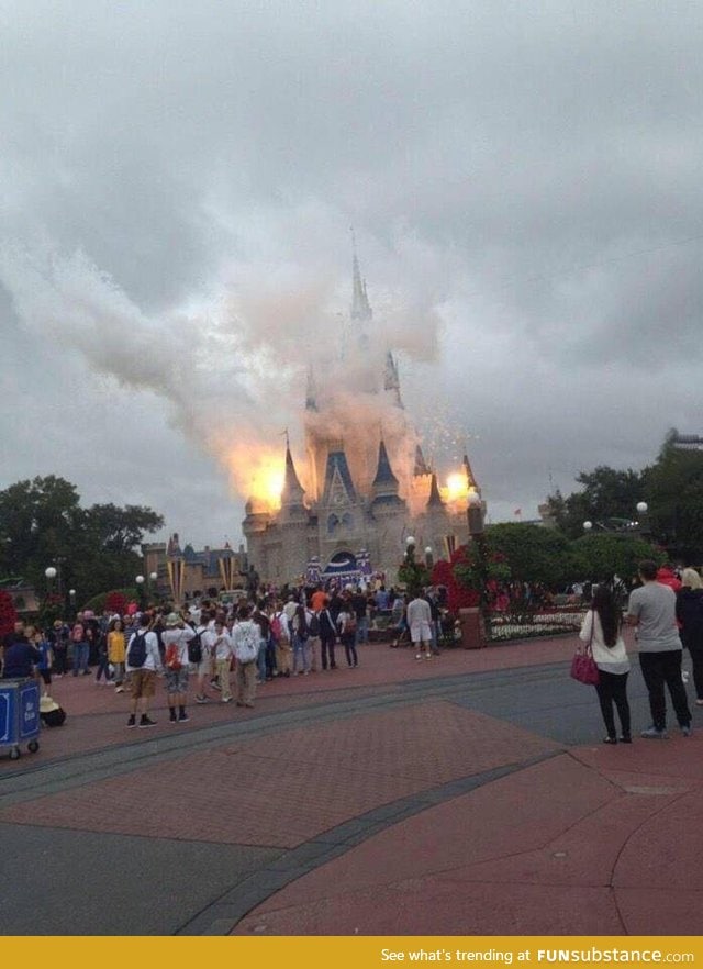 Cinderella forgot to turn off the oven