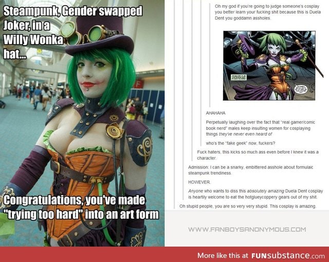 Duela Dent Cosplay + Backups