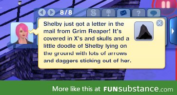 I was playing the Sims and this happened... o_o