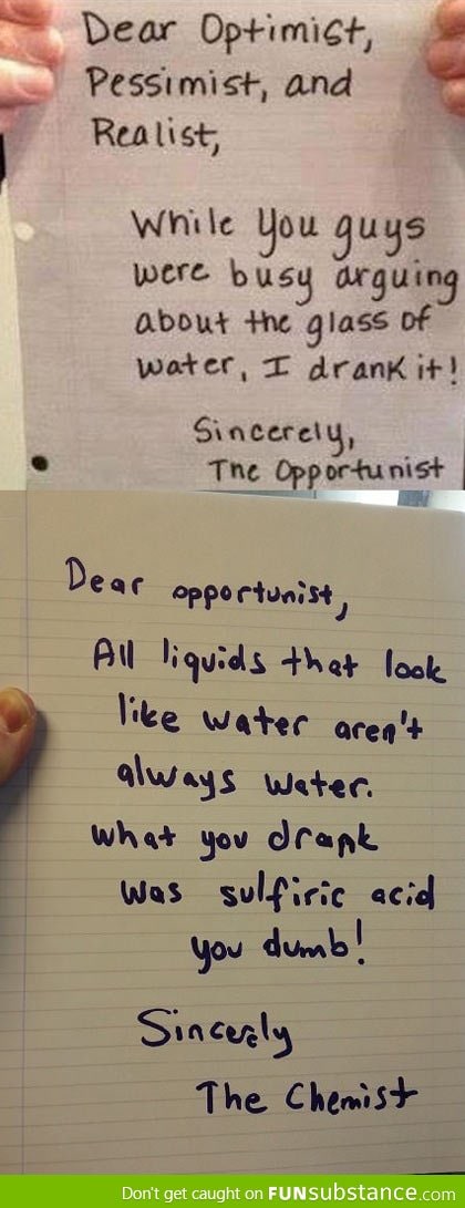 Dear opportunist