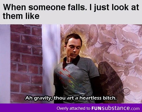 When someone falls