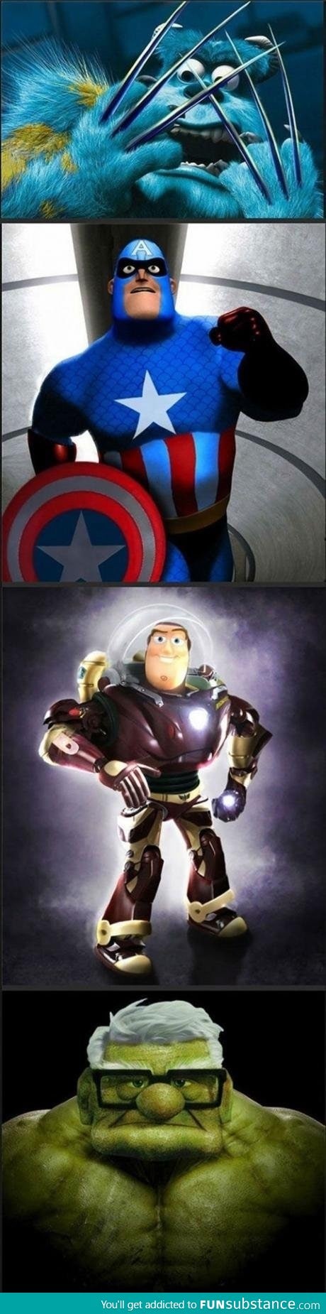 Marvel + Pixar