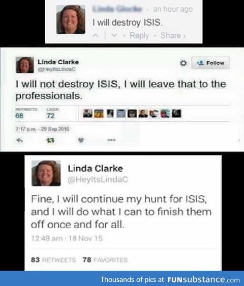 #ibelieveinlinda