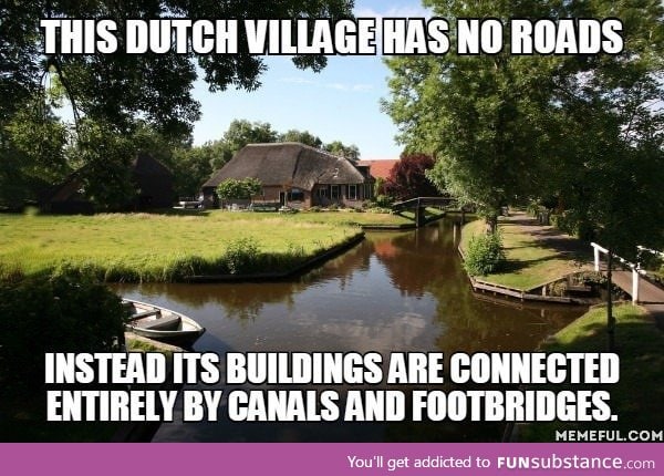 I present to you: The village of Giethoorn