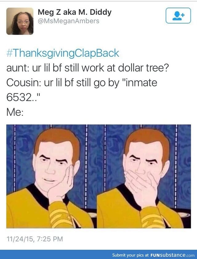 ThanksGivingClapBack