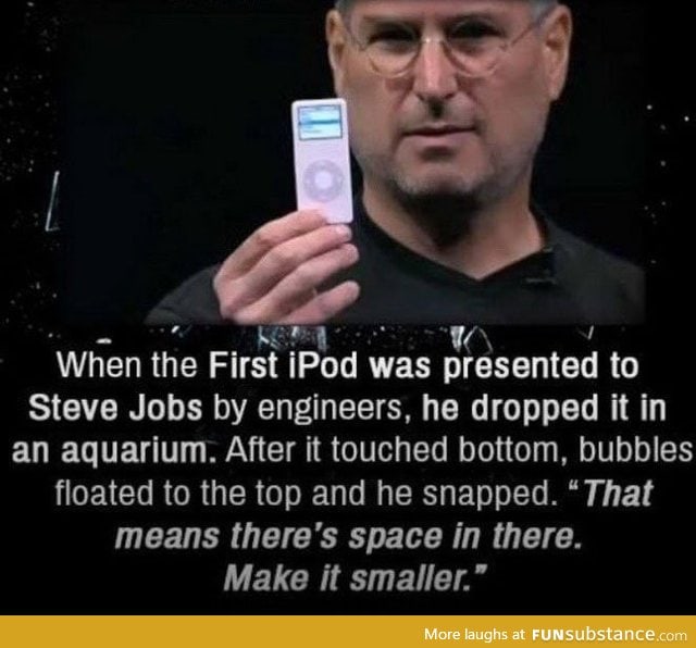 Steve Jobs was a perfectionist