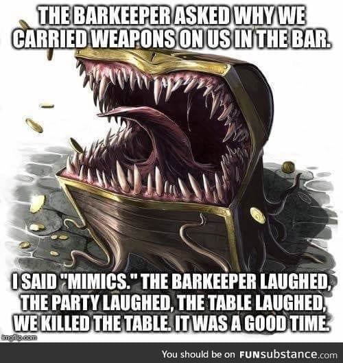 God damn mimics