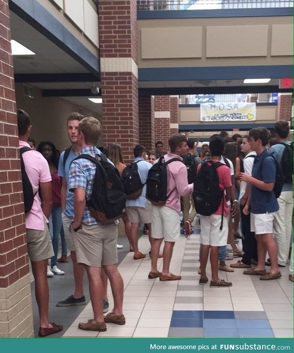 "All girls dress the same"