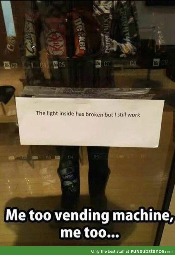 Me too vending machine...