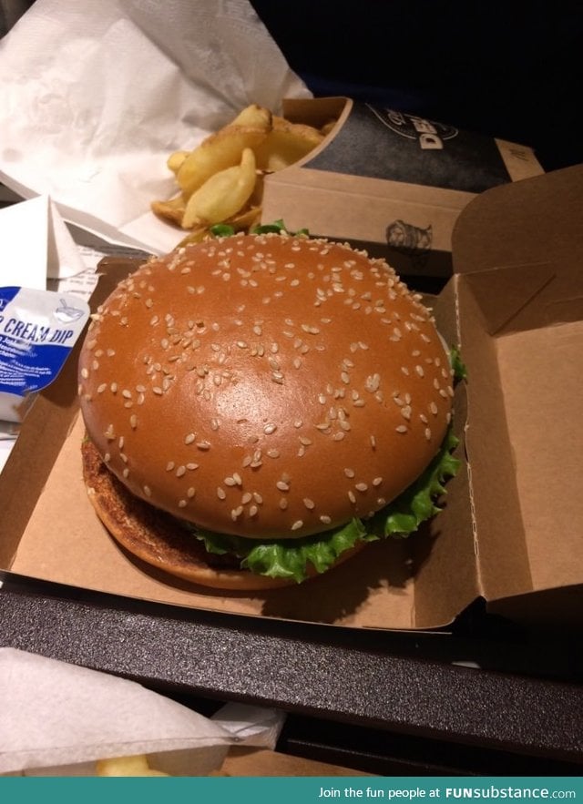 Austria: Where McDonalds burgers look like the burgers in their ads