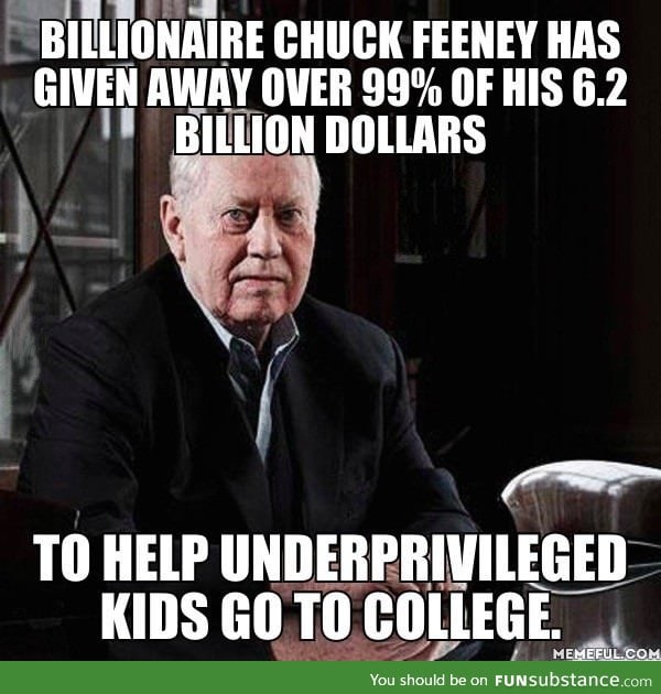 Good guy chuck feeney