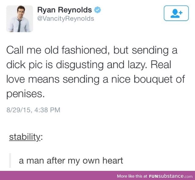 Ryan Reynolds' Twitter is getting better and better.