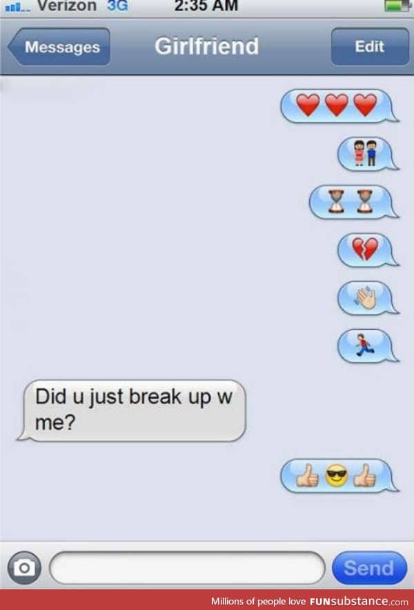 Breaking up like a pro