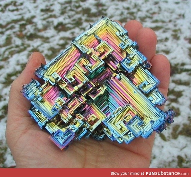 Bismuth crystals