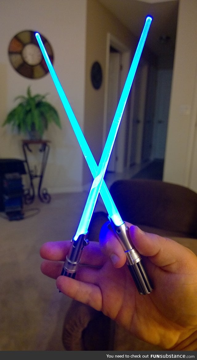 Lightsaber chopsticks