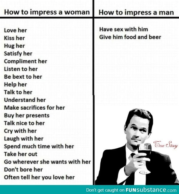 How To Impress Woman vs Man