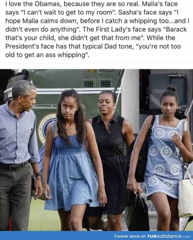 The Obamas are so real