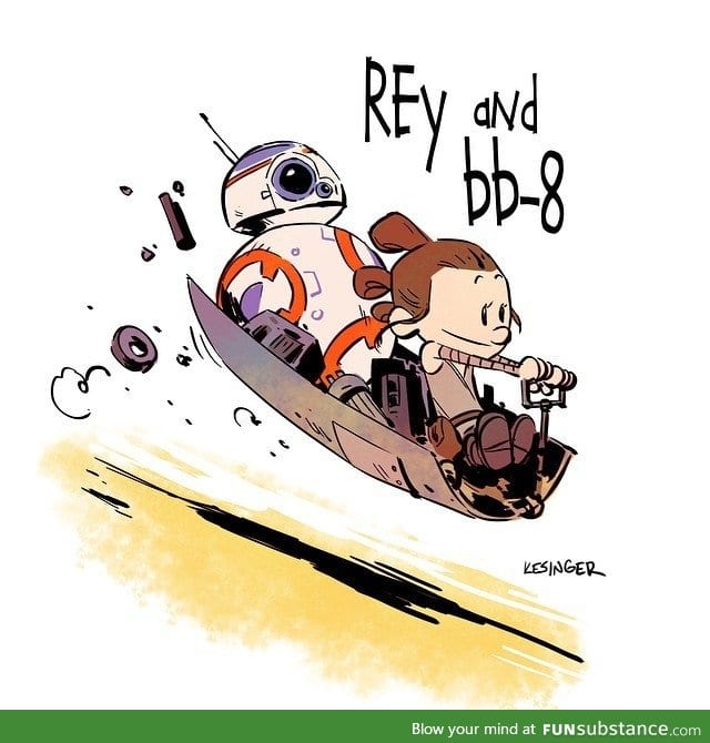 Rey and BB-8