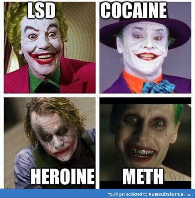 Jokers depiction informs us of each decades drug of choice